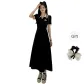 (Black Long+Hair Tie) Comes with