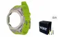 Silver Star Diamond Case Light Green Strap