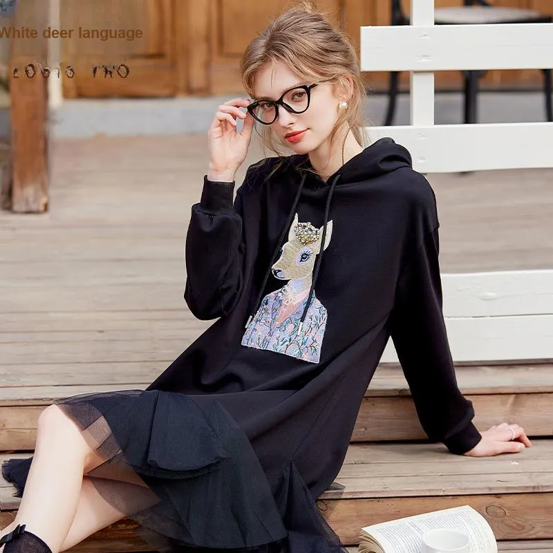 LOUISY AO Long Sleeved Dresses Women's Black-2