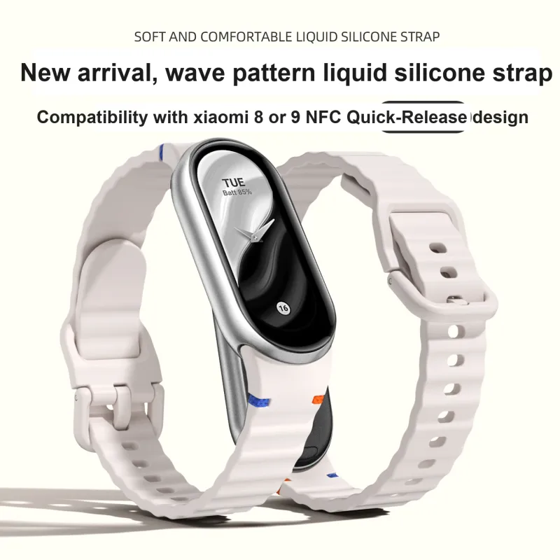 IBOANN Watch Band Xiaomi Compatibility Silicone Material-15