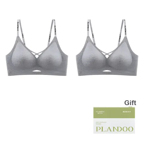 PLANDOO Bra Women's 2 Pack Shopping Bag