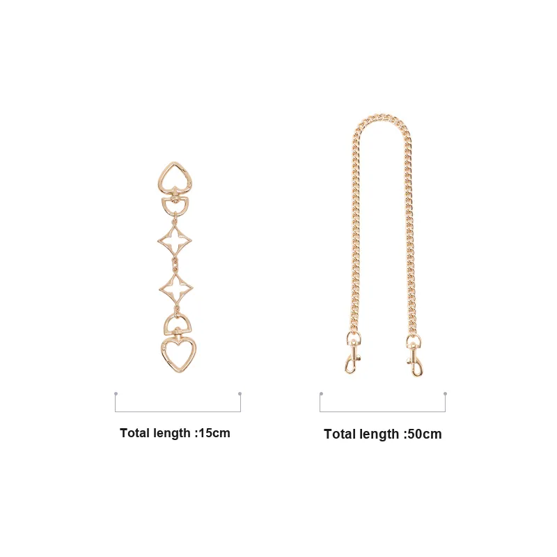 Gloya Alloy Bag Accessory Women's Gold Tone-5