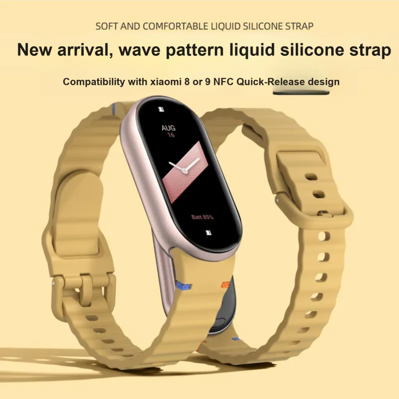 IBOANN Watch Band Xiaomi Compatibility Silicone Material-13