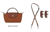 (Brown Silver Buckle) Mini 95-124cm Crossbody Set