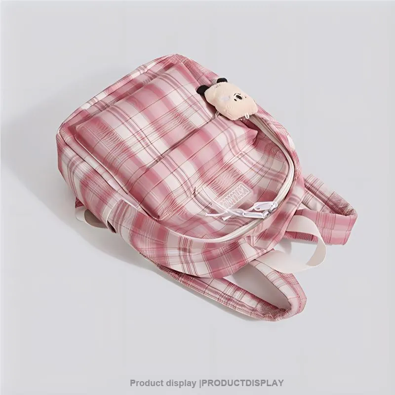 DCLOUD Nylon Fabric Backpack Large Size Women's Multicolor-3