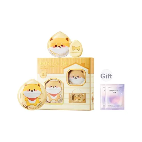 Thorough Honey Милый Shiba Inu Розовый Набор Инструменты для Макияжа Легко Нанесение 3 шт