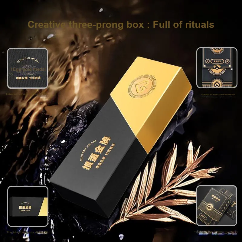 GPPOKER Egg Golden Medal G3+ Poker Cards-2