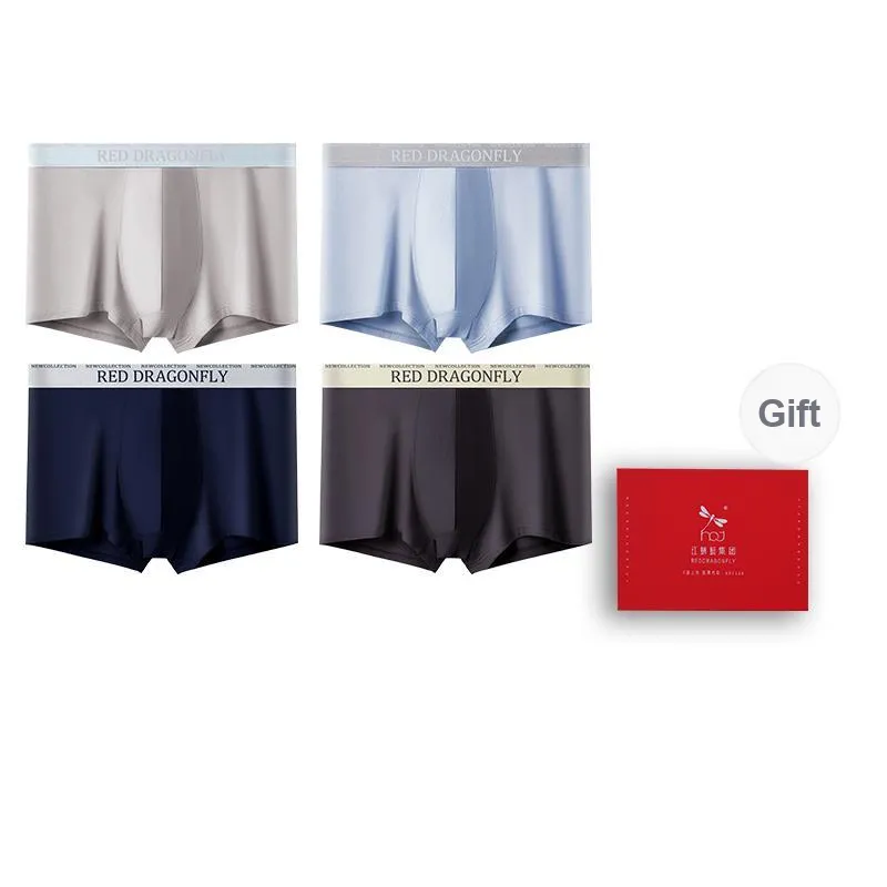 RED DRAGONFLY Underpants Men's 4 Pack Gift Box Set-10