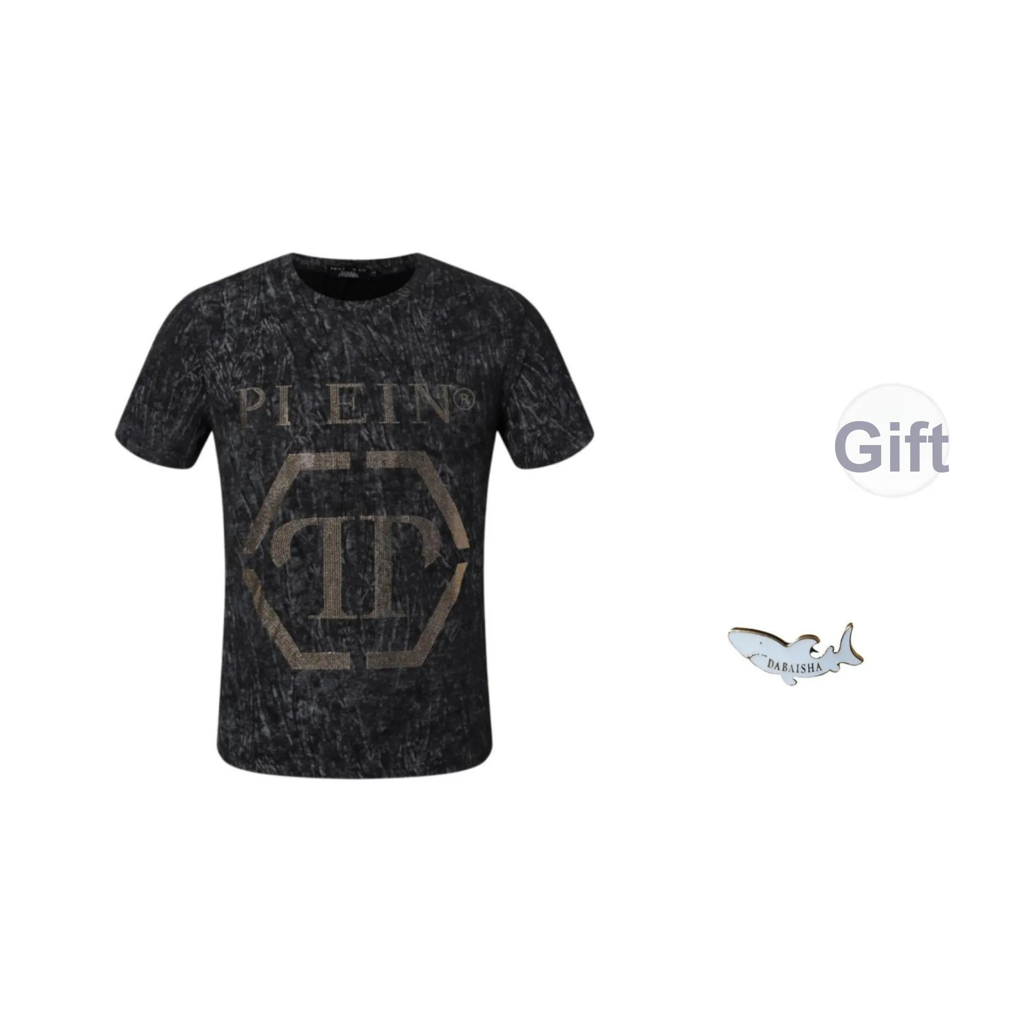 DABAISHA Черная унисекс футболка