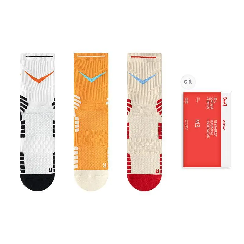 MIIOW Trend Party Series Basketball Socks Men's Shopping Bag Combo Set-6