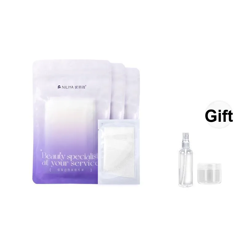 NILIYA 384 Silk Facial Mask Sheets Non Compressive Wet Therapy Special 10 Pcs/1 Bag-5