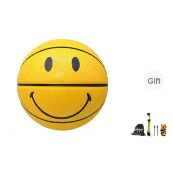 MISDA PU Basketball Yellow 7/6/5 Size Training Match Unisex