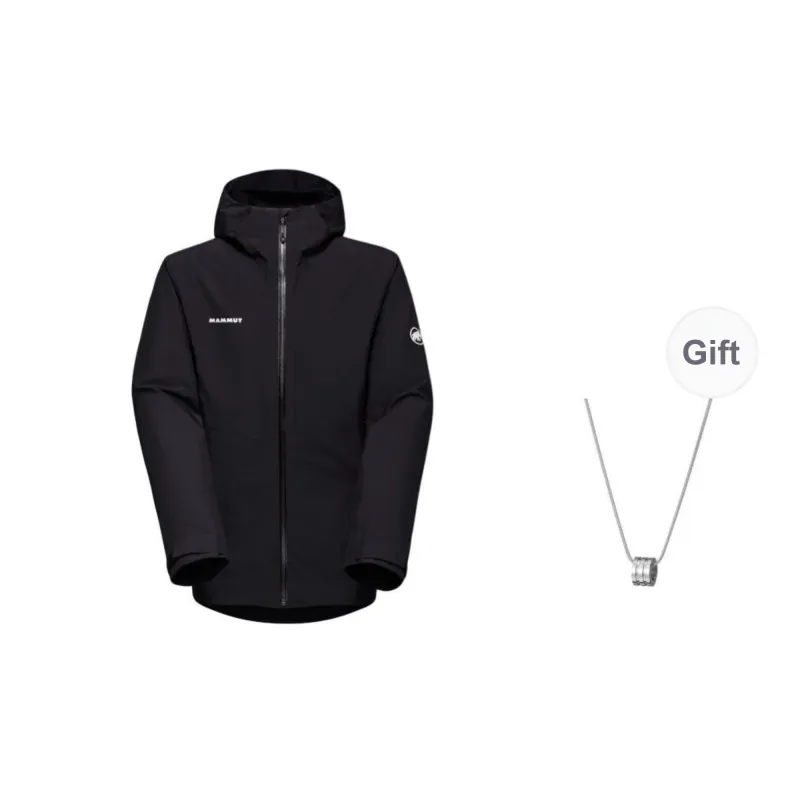 MAMMUT Jackets Coats Unisex Black Comes With Necklace-0
