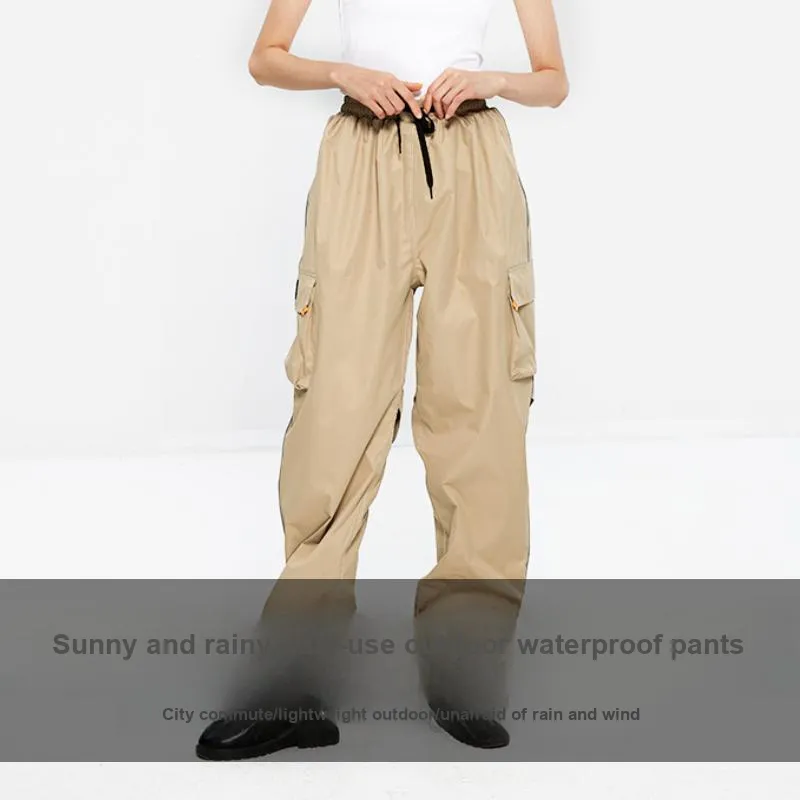 RAINFREEM Polyester Double Layer Waterproof Pants-15