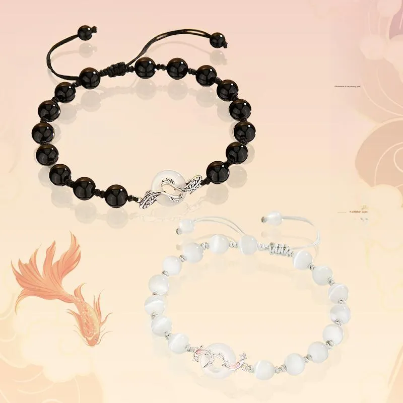Central Fashion Chalcedony Bracelets Unisex-3