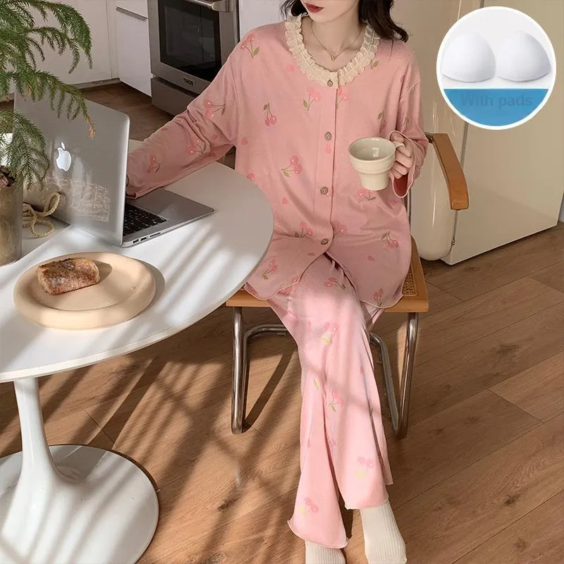 Sleeping Beauty Pajama Set Women's Pink-3