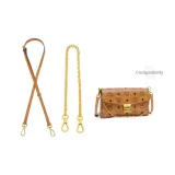 Earth Yellow Brown 1.1cm Width with Gold-Tone Lock 90-120cm+40cm Karat Gold Plate Buckle Chain