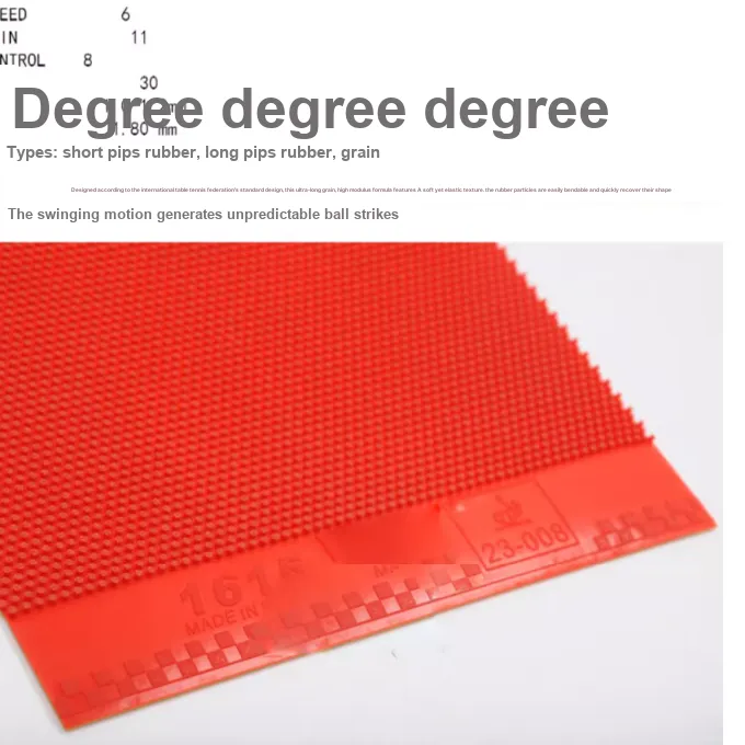 DOUBLEFISH Table Tennis Rubbers Thin Sponge Long Pips Rubber All Compatibility Advanced Model, Adults Thick 1.0 1.2mm-1