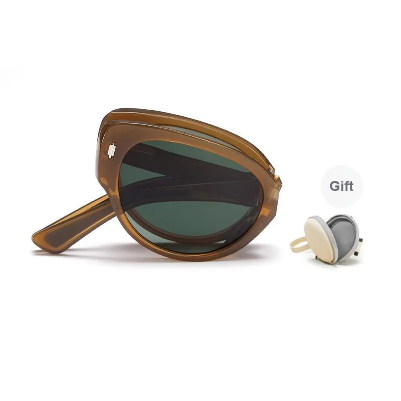 LASHION Irregular Shape Sunglasses Unisex Black-9