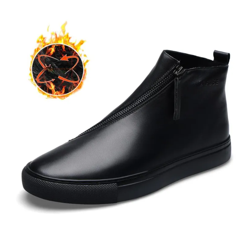 D FUSE SCANDINAVIA Ankle Boots Men's Black-6