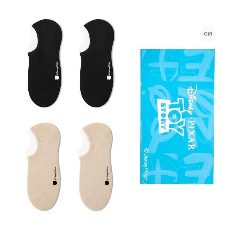 Disney No Show Socks Unisex Box 4 Pack-39