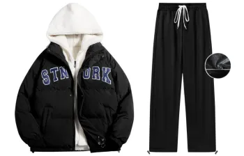 STNW Mock Two Piece Set Fall And Winter Unisex