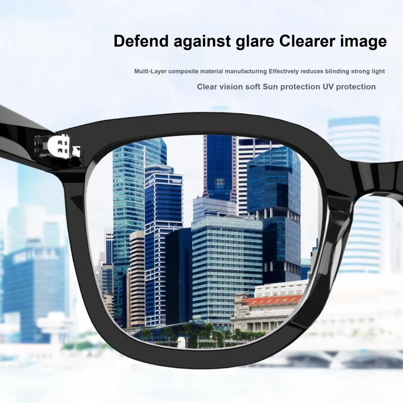 MID Plate And Metal Square Sunglasses Unisex-3