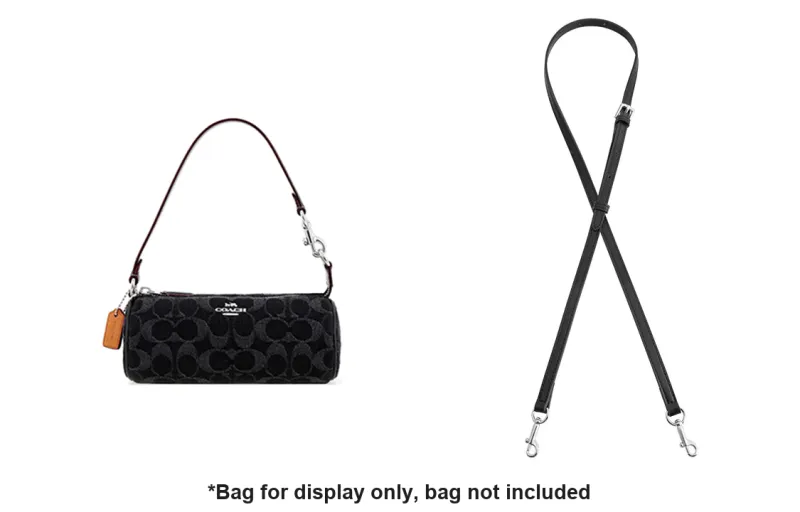 Luxury Care Artisan Workshop Imported Microfiber Bag Strap Women's Black-5