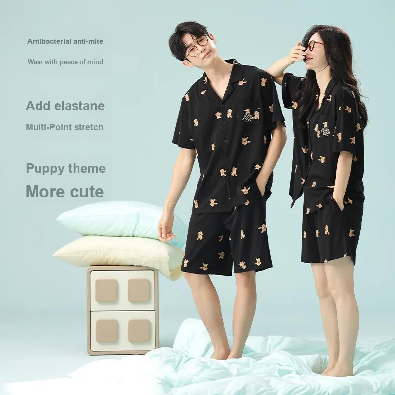 Qin Jing Pajama Set Unisex Black-2