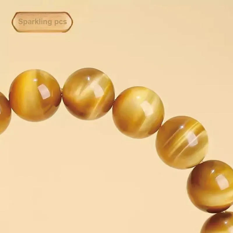 Moonstone Edge Tiger's Eye Stone Bracelets Unisex-4