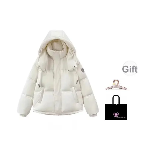 Aimilian Экрю Женские пуховики