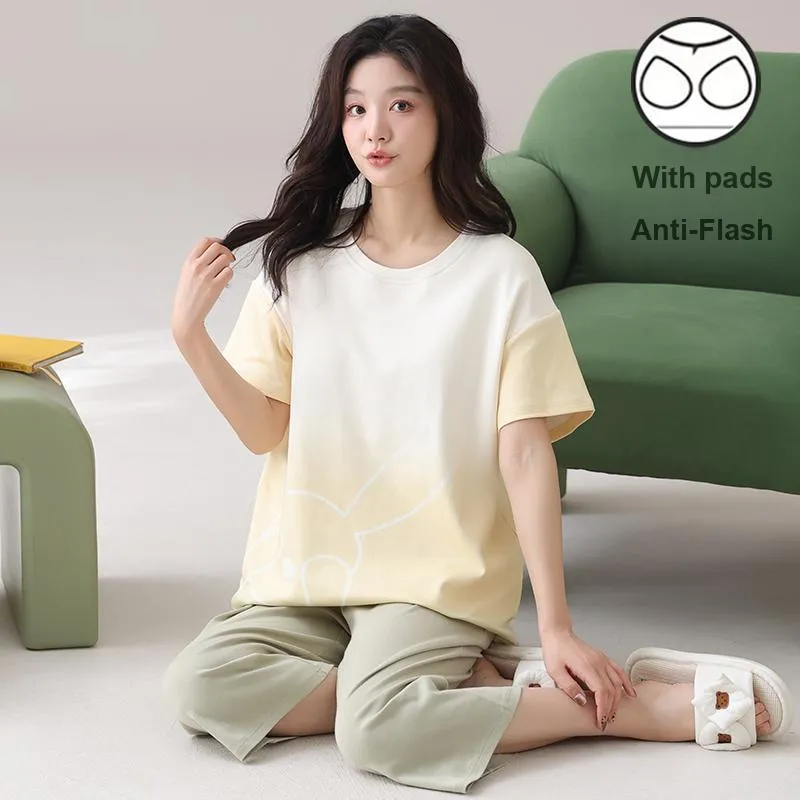 Qiao Ni Tong Pajama Set Women's Image Color-1