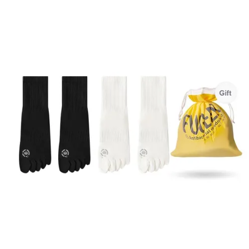 FUGEER Mid Calf Socks Women's 4 Pack