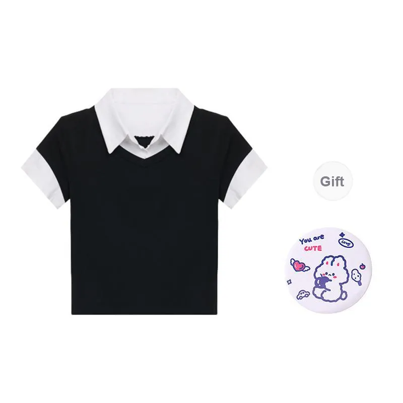 EVPGB Set in Sleeve T Shirt Women's-0