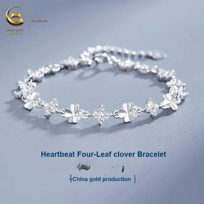 ZSY 999 Fine Silver Sterling Silver Bracelet Women's Box-1