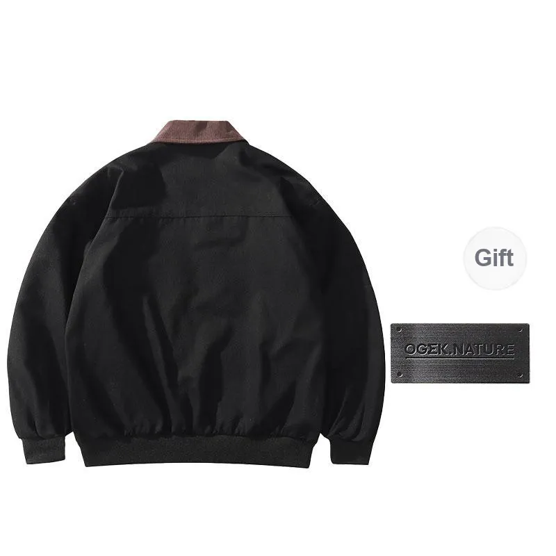 OGEK Jackets Coats Unisex Black-1