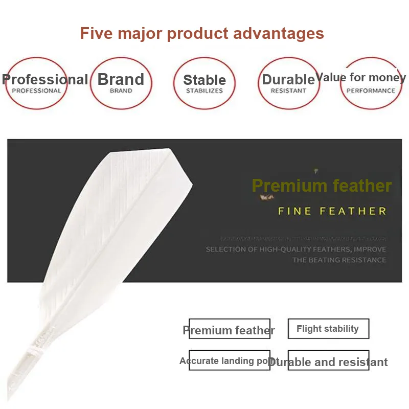 LiNing Duck Feather Shuttlecock Muscovy Duck Shuttlecocks 12 Pack-1