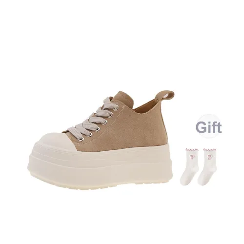 Happy Fish визуально увеличивает рост Низкие кроссовки для скейтбординга Женские