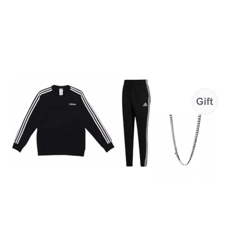 Adidas Sweatshirt Set Unisex Black-0