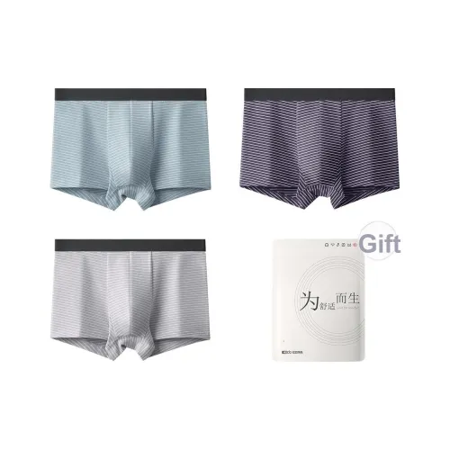 Red Bean Нижнее белье Мужской Сумка для покупок 3 шт