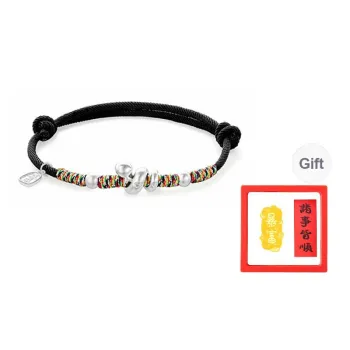 Chongqing Gold Store S925 Silver Bracelets Unisex