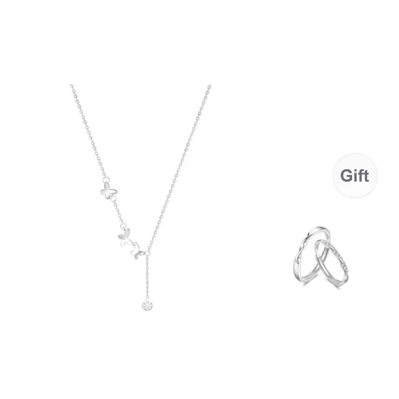 MISS TOOYA S925 Silver Necklaces Women's-0