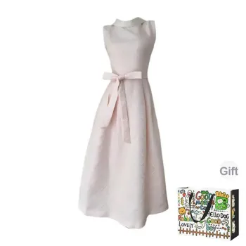 PZHK Sleeveless Dresses Women's Light Pink Shopping Bag