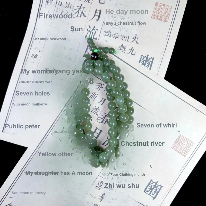 SIYIJIA Bracelets Green Jade Unisex-2