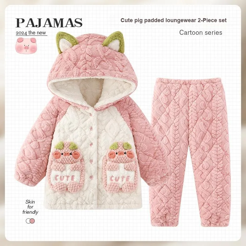 O'MESIK Pajama Set Women's Pink-2