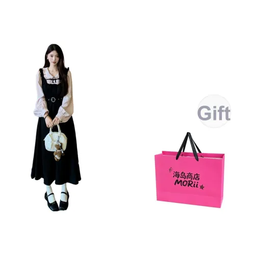 MORii Длинное платье с длинными рукавами женское