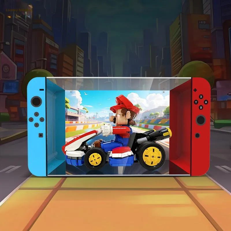 LIGHT YOUR BRICKS Compatibility Building Block 72037 Mario Go Kart Display Case Model Accessories-15