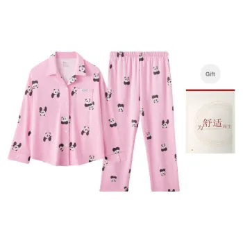 Red Beans At Home Pajama Gift Box Women's Sweetheart Pink
