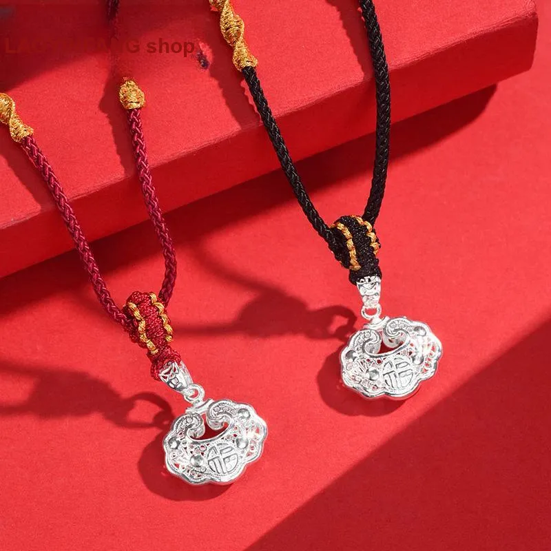 Wylyp Sterling Silver 990 Necklaces Women's-5