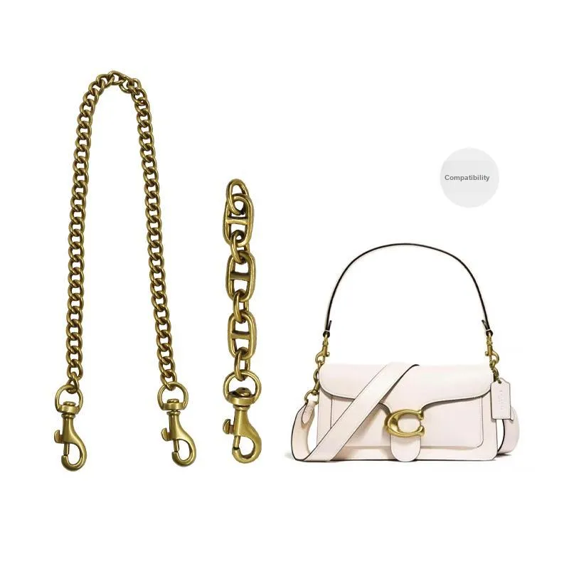 Metal Bag Chain Shoulder Strap Women's Antique Gold-4